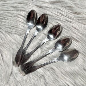 Vintage Canadian Airlines Stainless Steel Spoon Set